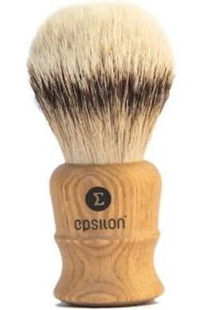 NoBrand Brocha Afeitar Tejón Punta Plata Epsilon Madera 54/26mm
