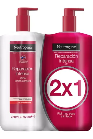 Neutrogena REPARACIÓN INTENSA LOCIÓN PIEL MUY SECA lote 2 x 750 ml