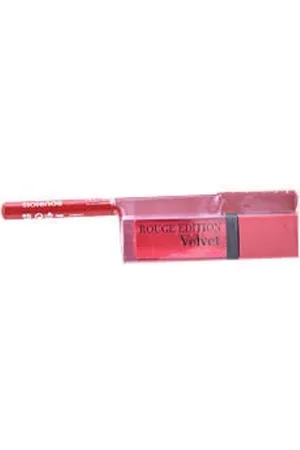 Bourjois Paris Rouge Édition Velvet Lipstick #13+Contour Lipliner #6 Gratis
