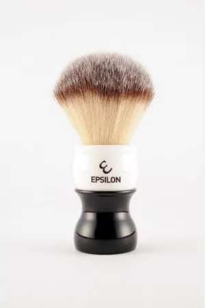 NoBrand Brocha Afeitar Sintética Epsilon Blanca & Negra 54/26mm