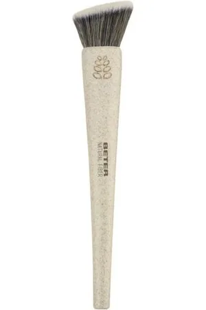 Beter Brocha Maquillaje Flat Top Kabuki Natural Fiber #Beige