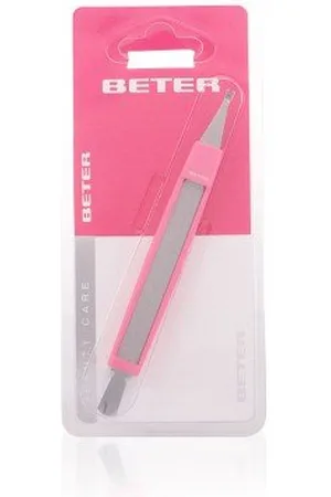 Beter CUTICLE CUTTER with cuticle pusher and nail file 1 pz