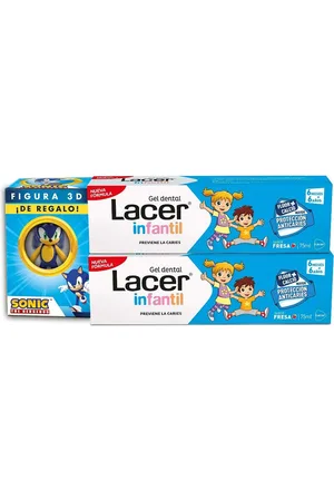 LACER INFANTIL gel dental fresa duo + regalo 2 x 75 ml 2 u