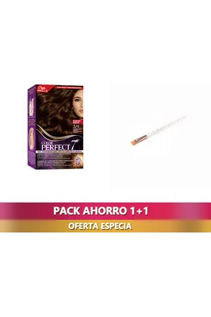 NoBrand Wella Color Perfect 7 | WELLA COLOR PERFECT 7 100% cobertura de canas #3/4-castaño oscuro hipnótico 4 u | Cabello | Mujer | EN