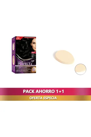 NoBrand Wella Color Perfect 7 | WELLA COLOR PERFECT 7 100% cobertura de canas #1/0-negro infinito 4 u | Cabello | Mujer | EN