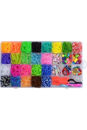 NoBrand Set de elásticos para pulseras, EVA, 3 años+, Multicolor