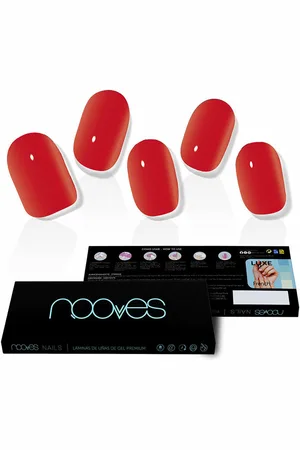 NoBrand Uñas Postizas Nooves Crimson red Gel Autoadhesivas Rojo