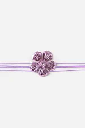 MISAKO Flora collar tipo choker con flor