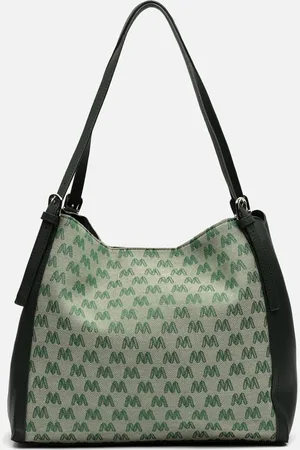 MISAKO Mongras bolso de hombro grande con estampado monogram
