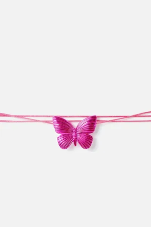 MISAKO Fly collar tipo choker con mariposa
