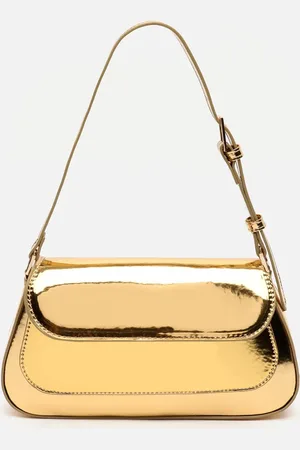 MISAKO Grania bolso de fiesta pequeño de hombro metalizado