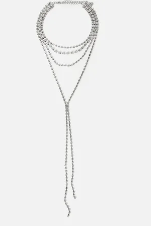 MISAKO Brigite collar largo con strass