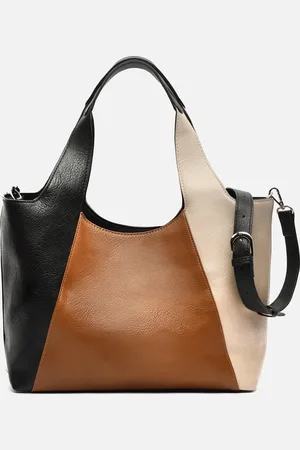 MISAKO Miri-1 bolso de hombro tricolor con asa bandolera extraíble