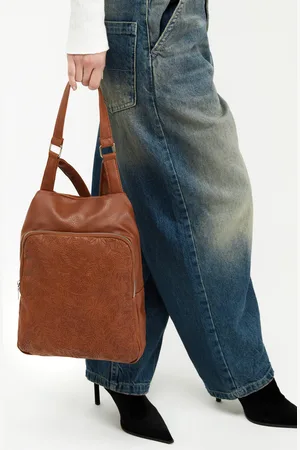 MISAKO Deva mochila antirrobo con grabado floral
