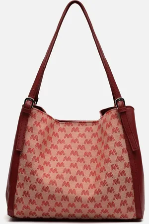 MISAKO Mongras bolso de hombro grande con estampado monogram