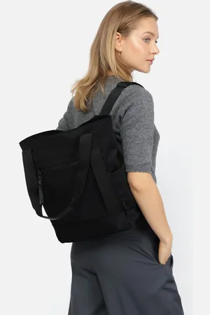 MISAKO Domico mochila grande de nylon para portátil (13,3 pulgadas) y con asa de mano