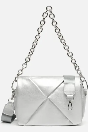 MISAKO Tarifa bolso bandolera con solapa y doble asa