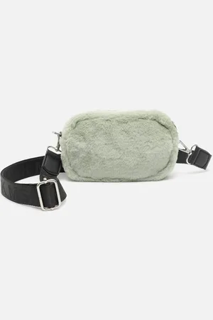 MISAKO Furry bolso bandolera pequeño efecto pelo