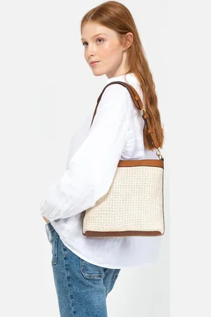 MISAKO Chao bolso hobo efecto rafia con asa bandolera