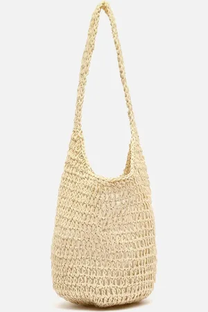MISAKO Legi bolso de hombro efecto rafia