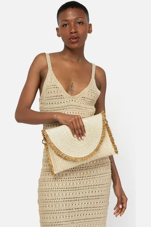 MISAKO Meri bolso bandolera pequeño efecto rafia