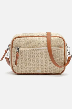 MISAKO Rapitu bolso bandolera efecto rafia
