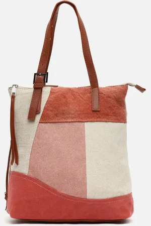 MISAKO Narcisa mochila antirrobo con asas para el hombro y estampado patchwork