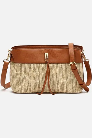 MISAKO Rangri bolso bandolera pequeño efecto rafia