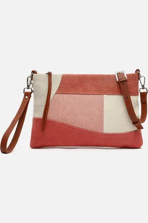 MISAKO Narcis bolso bandolera pequeño con asa de mano y estampado patchwork