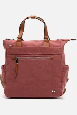 MISAKO Evolet mochila de tela con asa de mano