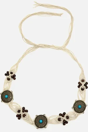 MISAKO Varia cinturón boho de cuerdas con detalles