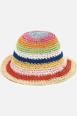 MISAKO Kaylie gorro bucket efecto rafia
