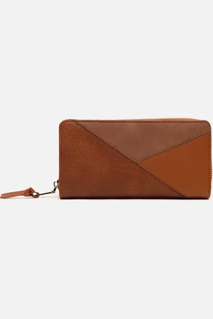 MISAKO Ofel-1 monedero grande con estampado patchwork