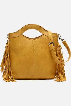 MISAKO Freca bolso de mano y bandolera pequeño con flecos