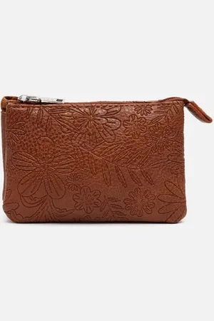 MISAKO Deva portamonedas con grabado floral