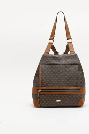 MISAKO Monogram mochila antirrobo con estampado monograma