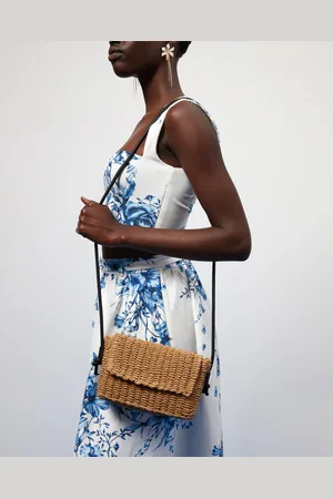 MISAKO Tani bolso bandolera pequeño efecto rafia