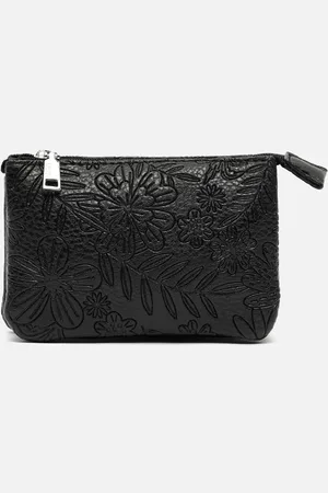 MISAKO Deva portamonedas con grabado floral