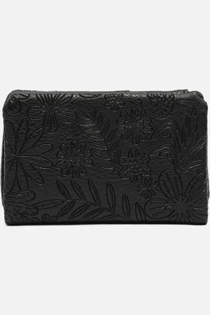 MISAKO Deva monedero pequeño con grabado floral
