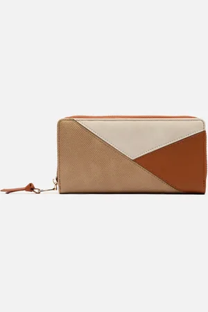 MISAKO Ofel-1 monedero grande con estampado patchwork