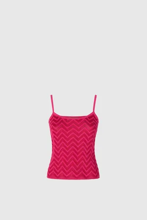 Missoni Camiseta de tirantes chevron tonal, Mujer, , Talla: 40