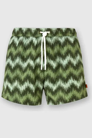 Missoni Bañador estampado en zig zag con frecuencia perturbada, Hombre, , Talla: M