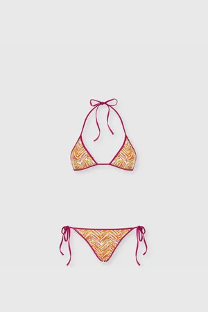 Missoni Bikini triángulo reversible con estampado, Mujer, , Talla: 40