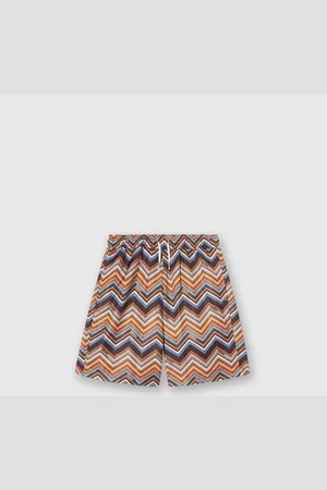 Missoni Bañador con estampado en zig zag y logo, Niño, , Talla: 10