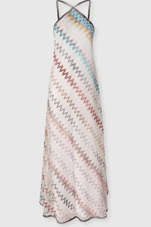 Missoni Vestido de malla en zig zag con lentejuelas, Mujer, , Talla: 40