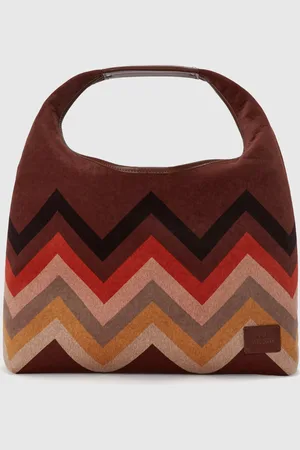 Missoni Bolso de mano en tejido en zig zag, Mujer, , Talla: UNIC
