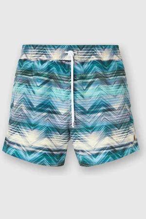 Missoni Bañador con estampado macro zig zag degradado, Hombre, , Talla: L