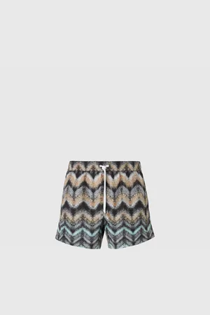 Missoni Bañador con estampado en zig zag efecto aerógrafo, Hombre, , Talla: M