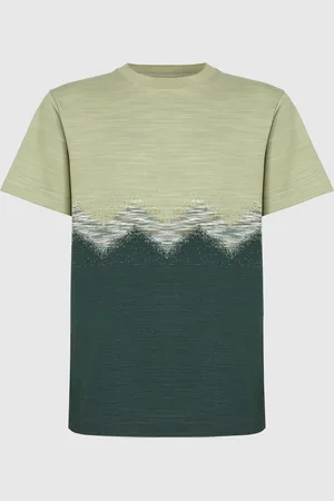 Missoni Camiseta de algodón con cuello redondo y zigzag flameado, Hombre, , Talla: M