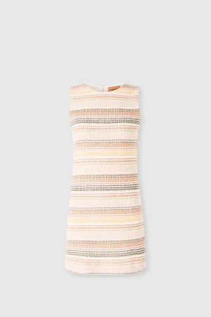 Missoni Vestido sin mangas en mezcla de algodón con motivo Caperdoni, Mujer, , Talla: 40